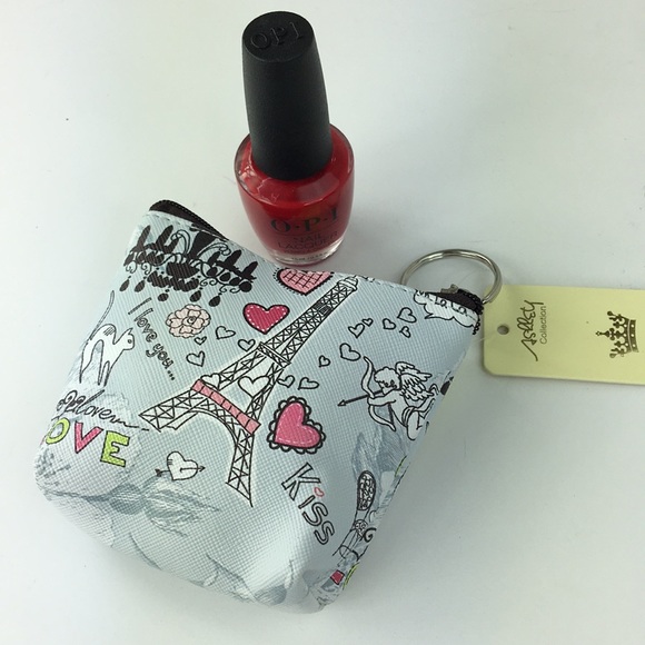 Handbags - NEW Paris love coin purse